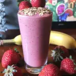 Haferflocken-Erdbeer-Smoothie