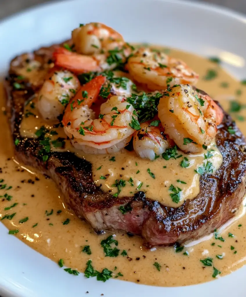 Steak mit Garnelen- und Hummersauce perfekt zubereiten.