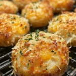 Genießen Sie gebackene Käse-Kartoffeln direkt aus der Heißluftfritteuse