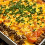 Low-Carb Cheeseburger Auflauf