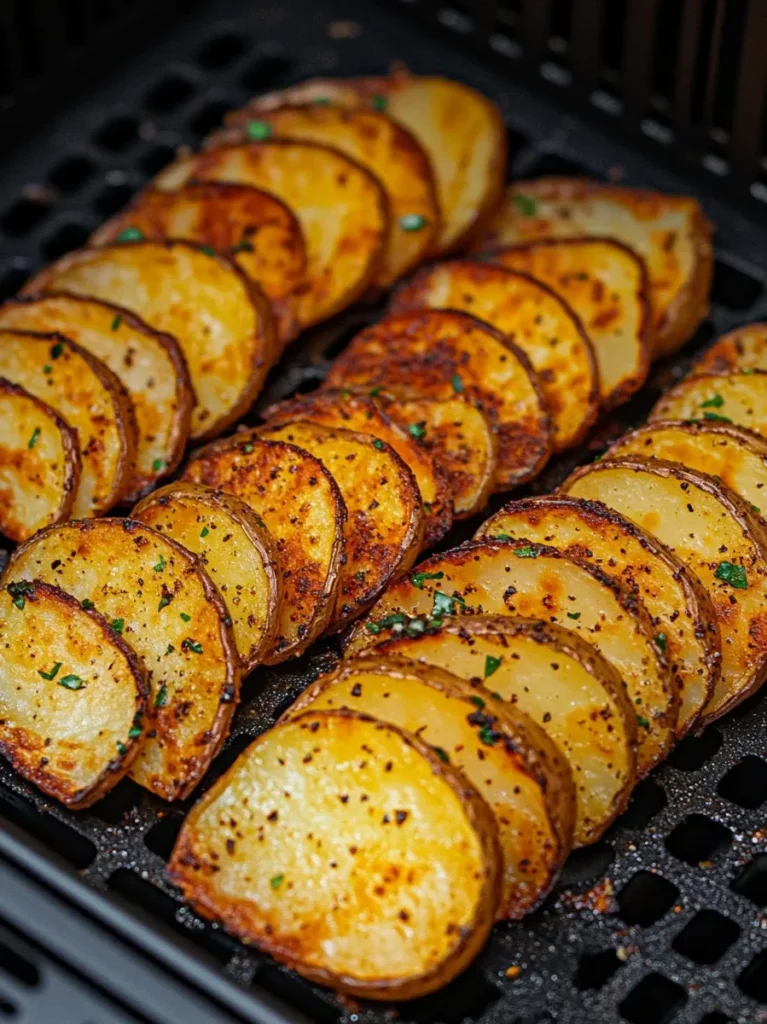 Perfekte Kartoffelscheiben aus der Heißluftfritteuse