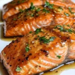 Ahornsirup-Dijon-Glasierter Lachs: Ein Genuss für jeden Anlass.