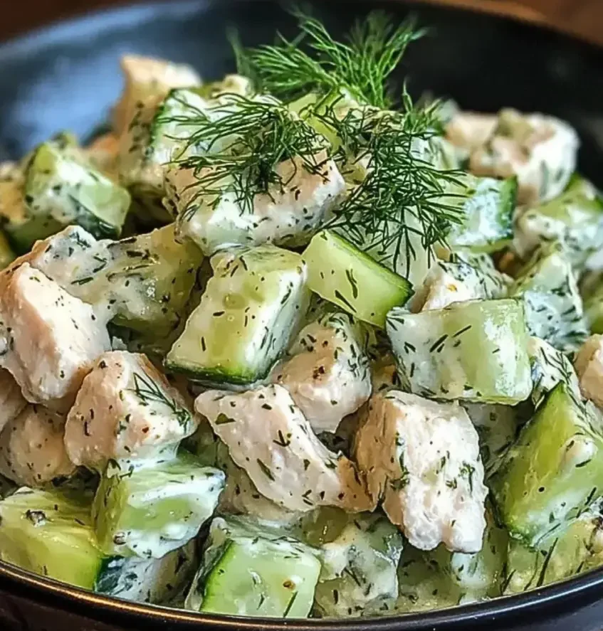 Tzatziki-Hühnchensalat: Erfrischend und Lecker!