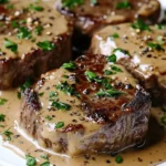 Steak Diane mit cremiger Cognac-Sauce