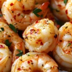 Würzige Knoblauchbutter-Garnelen