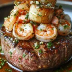 Rinderfilet mit dekadentem Meeresfrüchte-Topping genießen.