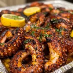 Gegrillter Oktopus mit Zitrone und Oregano genießen!