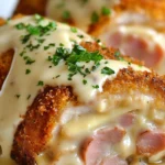 Chicken Cordon Bleu mit Schweizer Käsesauce