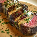 Luxuriöses Rinderfilet Diane mit einer samtigen Sauce genießen.