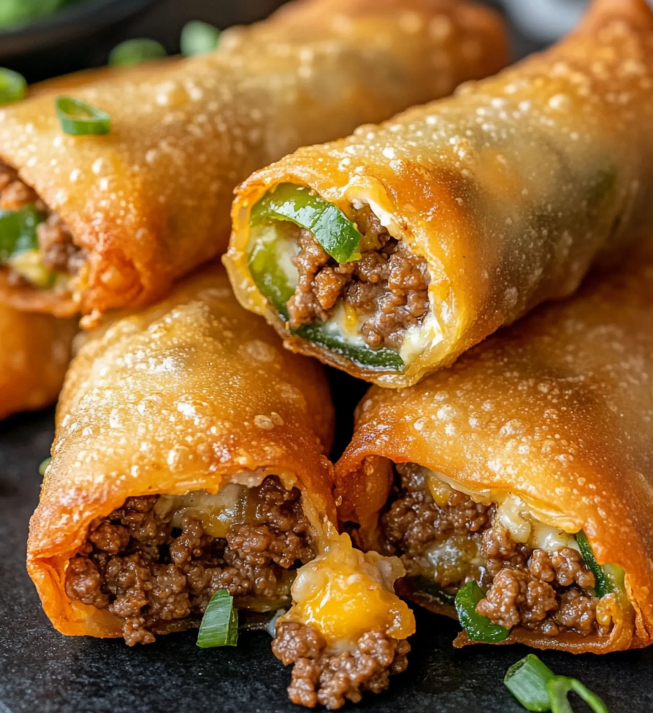 Beef-Jalapeño-Popper-Frühlingsrollen – ganz einfach zubereiten!