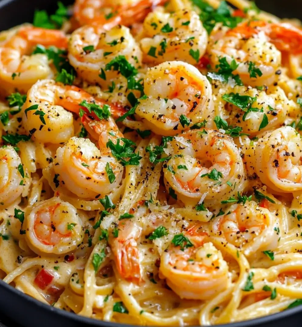 Cremige Garnelenpasta: Genieße dieses einfache und köstliche Rezept!