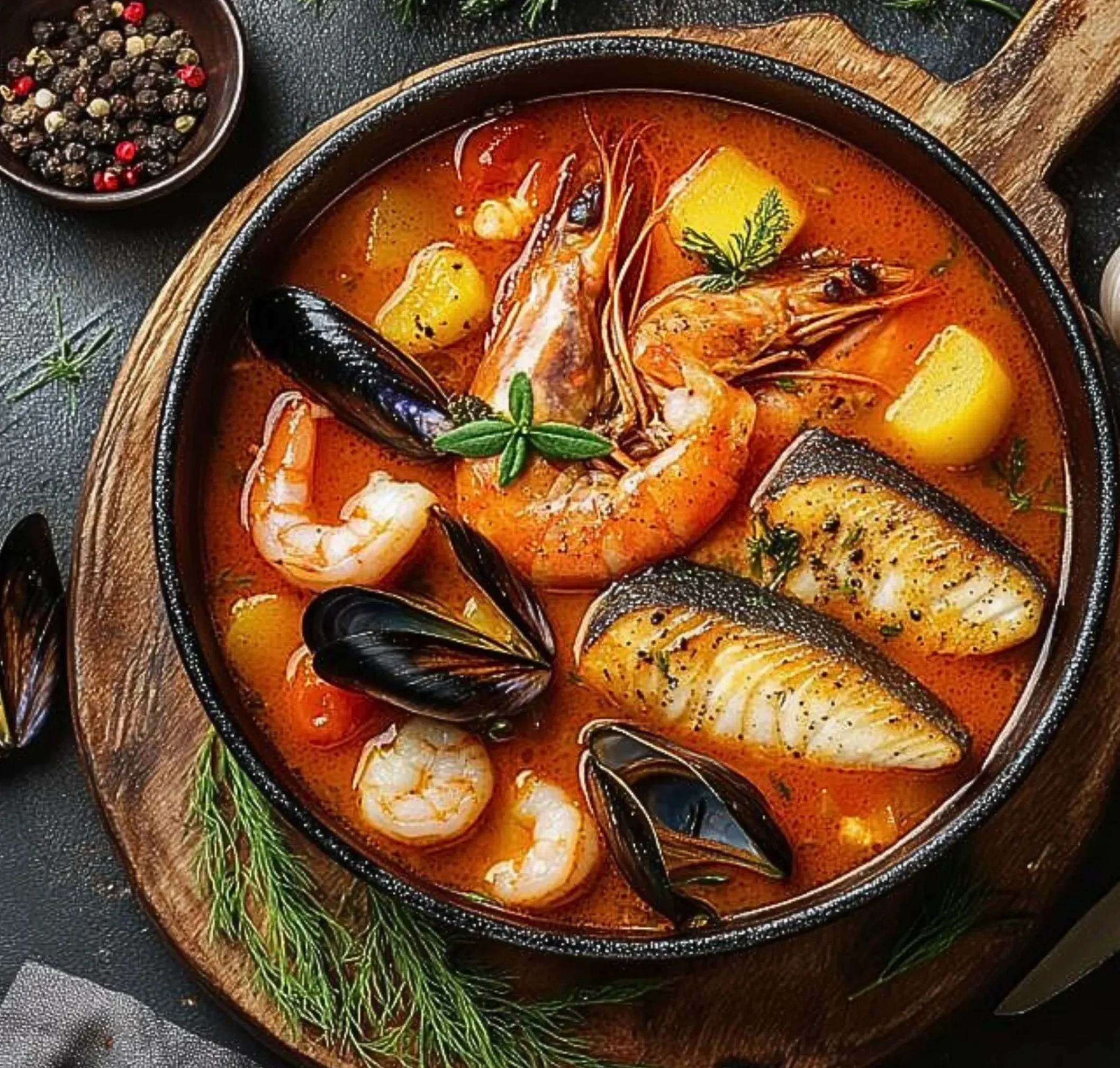 Bouillabaisse: Ein köstliches Rezept für Meeresfrüchte.