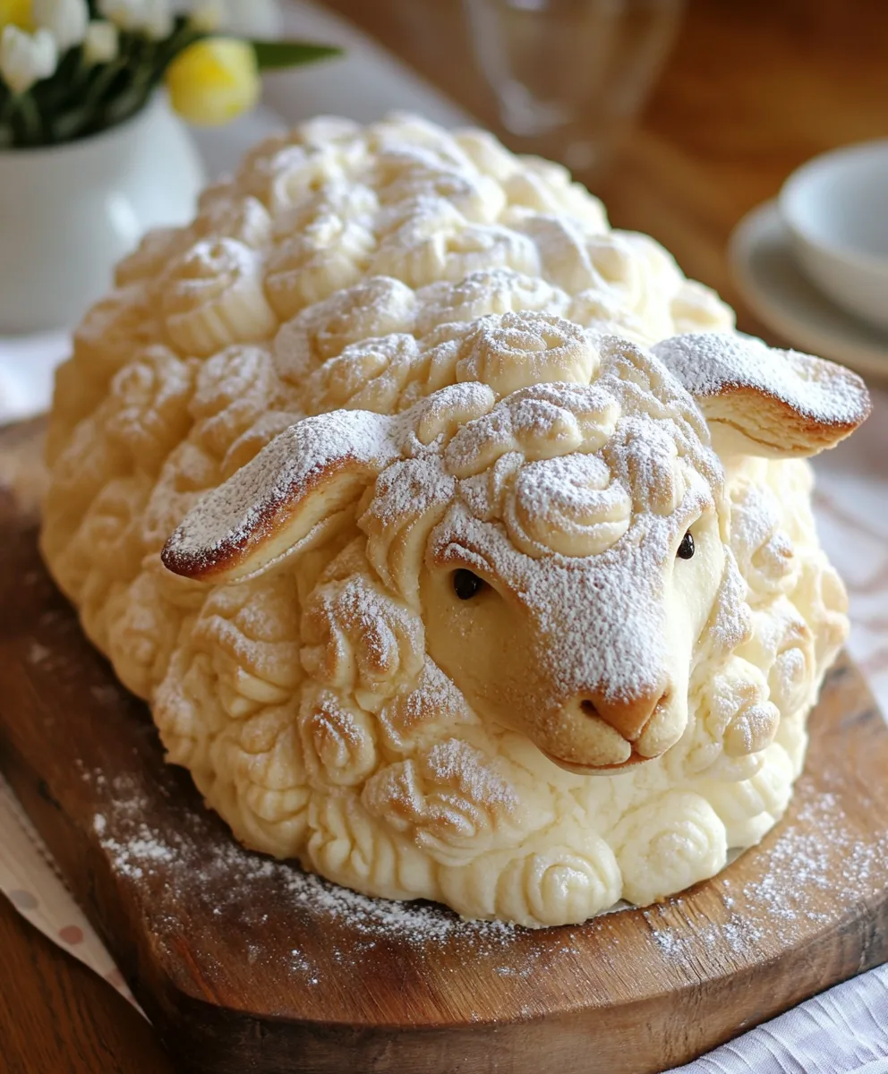 Osterlamm (Traditioneller deutscher Osterlammkuchen)