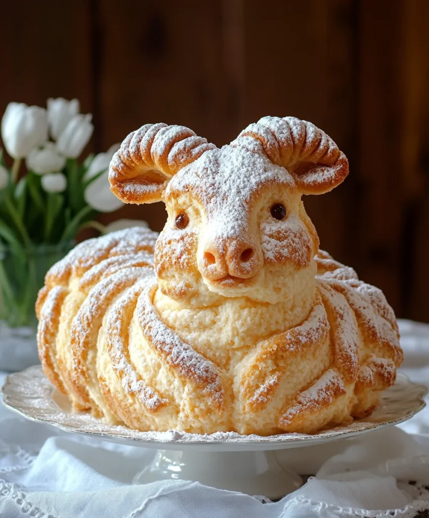 Osterlamm (Traditioneller deutscher Osterlammkuchen)