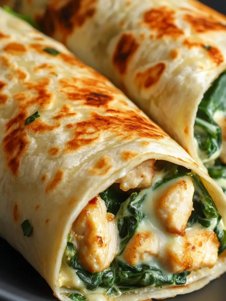 Käse Knoblauch Hühnchen Wraps: Ein Genuss für jeden Tag!
