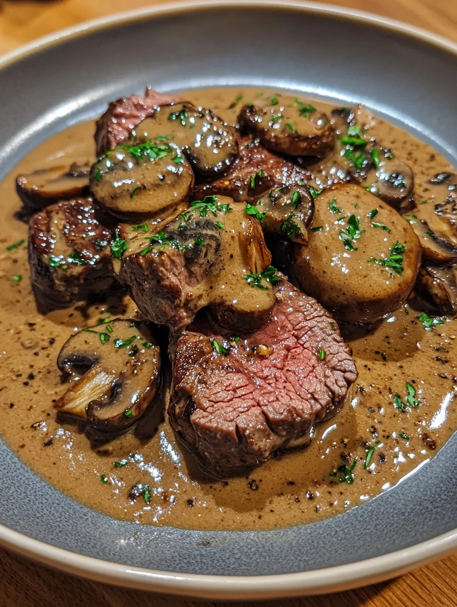 Rinderfilet Diane mit einer samtigen Sauce