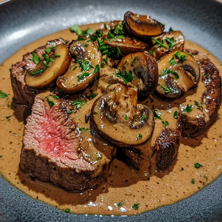 Rinderfilet Diane mit einer samtigen Sauce