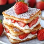 Frittierte Erdbeer-Käsekuchen-Sandwiches Rezept: Ein Genuss!
