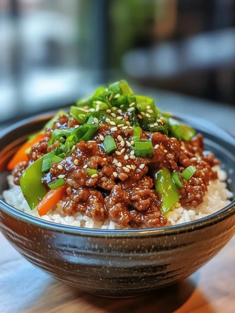 Korean Rinderhack-Bowl: Entdecken Sie das Rezept!