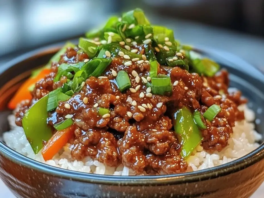 Korean Rinderhack-Bowl: Entdecken Sie das Rezept!