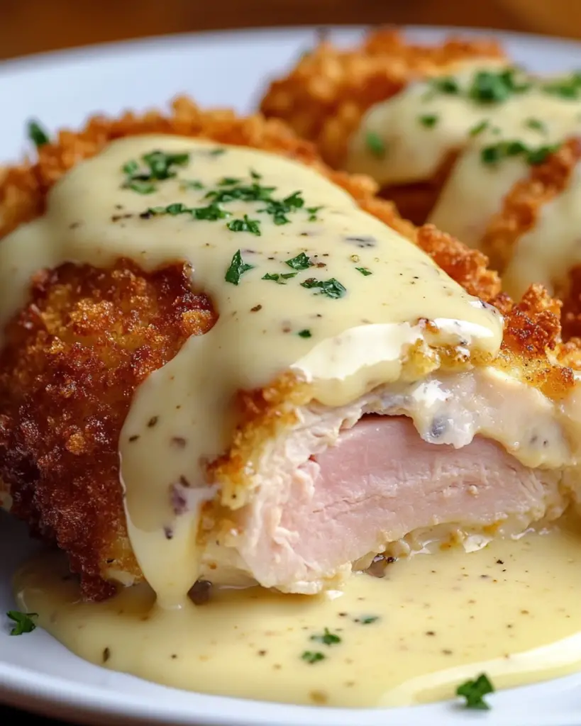 Chicken Cordon Bleu mit Käse-Sauce: Ein Genuss für alle!