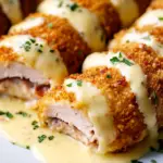 Chicken Cordon Bleu mit Käse-Sauce: Ein Genuss für alle!