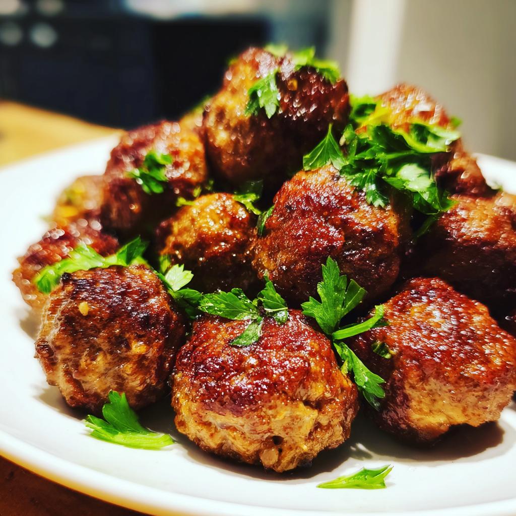 Air Fryer Meatballs - detail 1