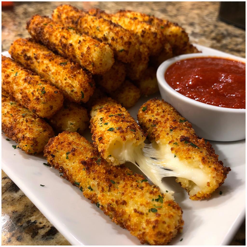 Air Fryer Mozzarella Sticks - detail 1