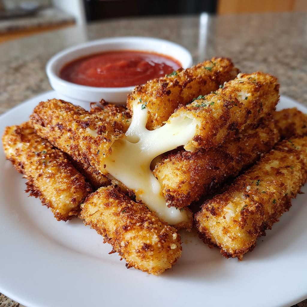 Air Fryer Mozzarella Sticks