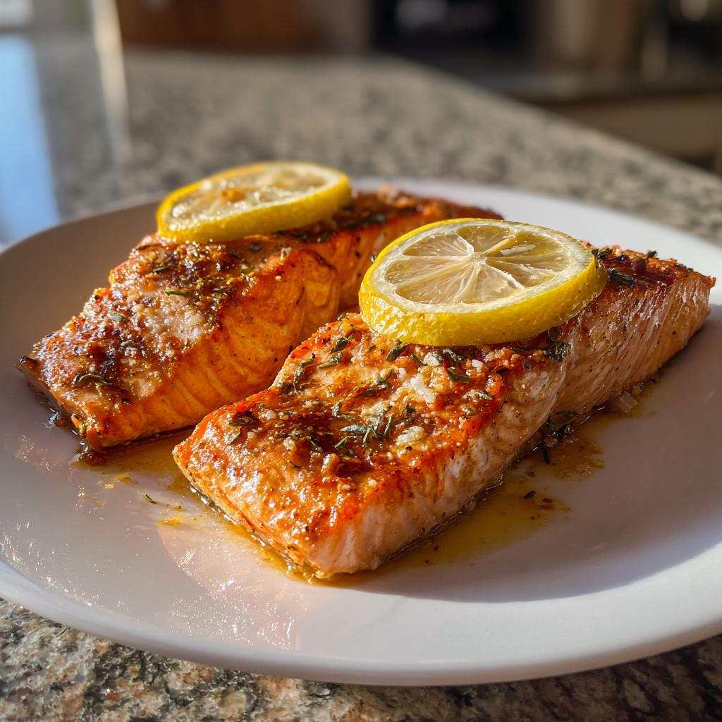 Air Fryer Salmon - detail 1