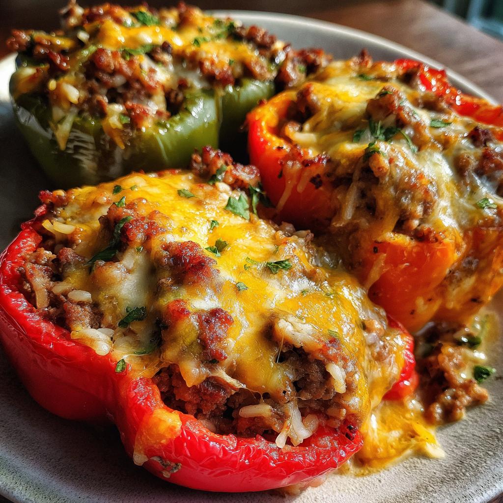 Air Fryer Stuffed Peppers - detail 1