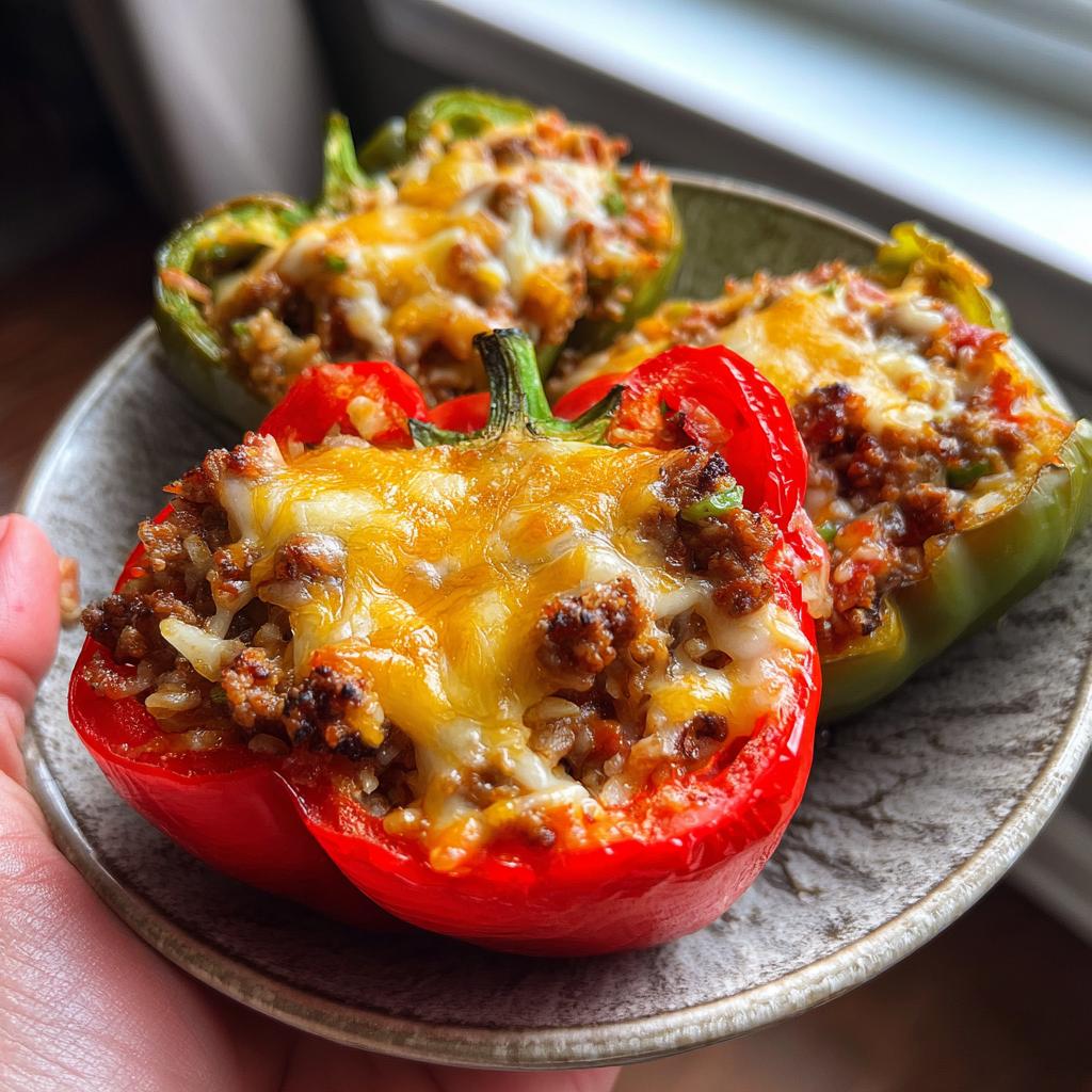 Air Fryer Stuffed Peppers