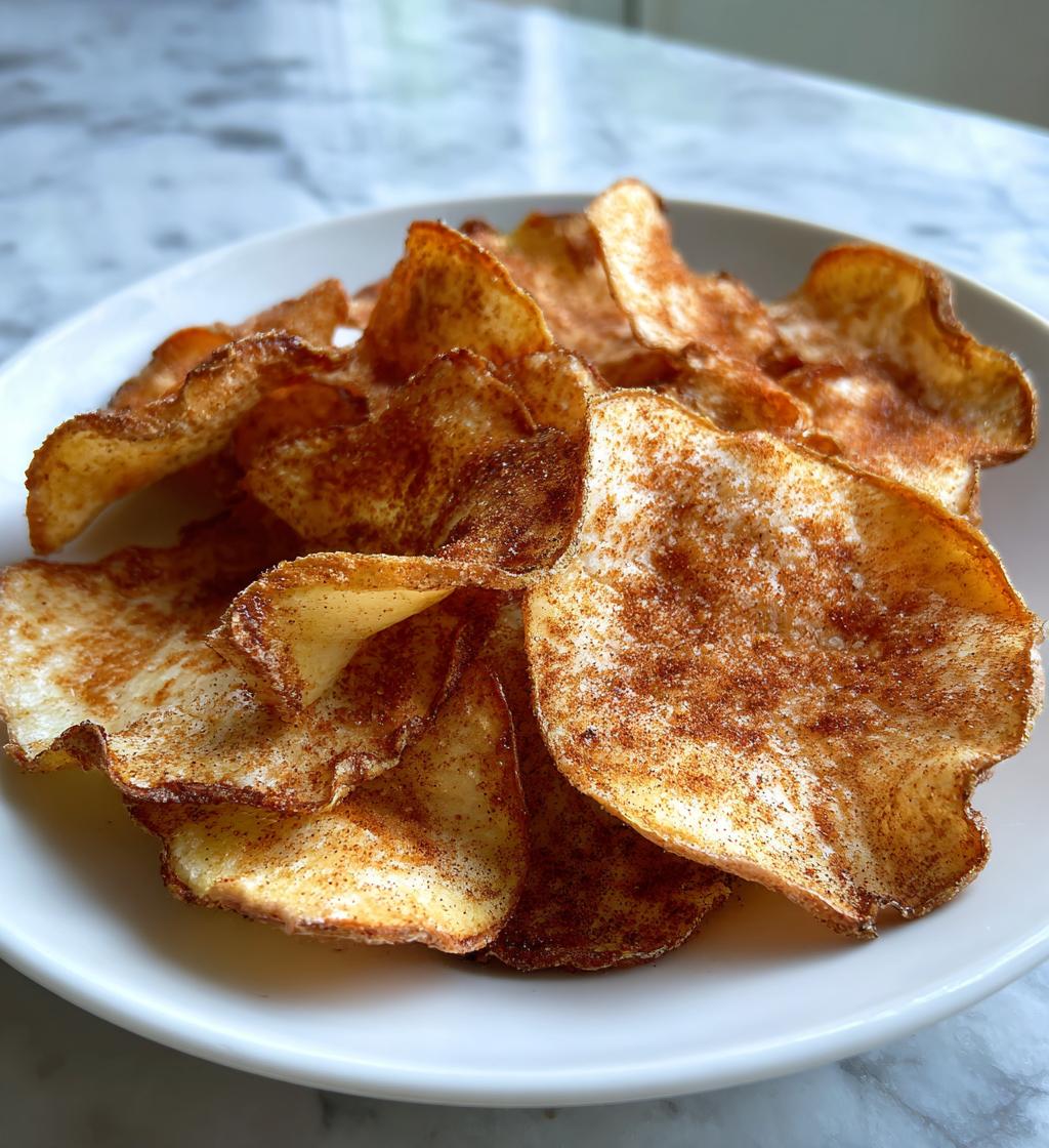 Apfelchips aus der Heißluftfritteuse