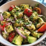 Avocado Hähnchensalat