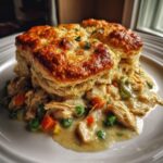 Biskuit-Hähnchen-Pot Pie