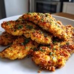 Blech knuspriges Parmesan-Knoblauch-Hähnchen