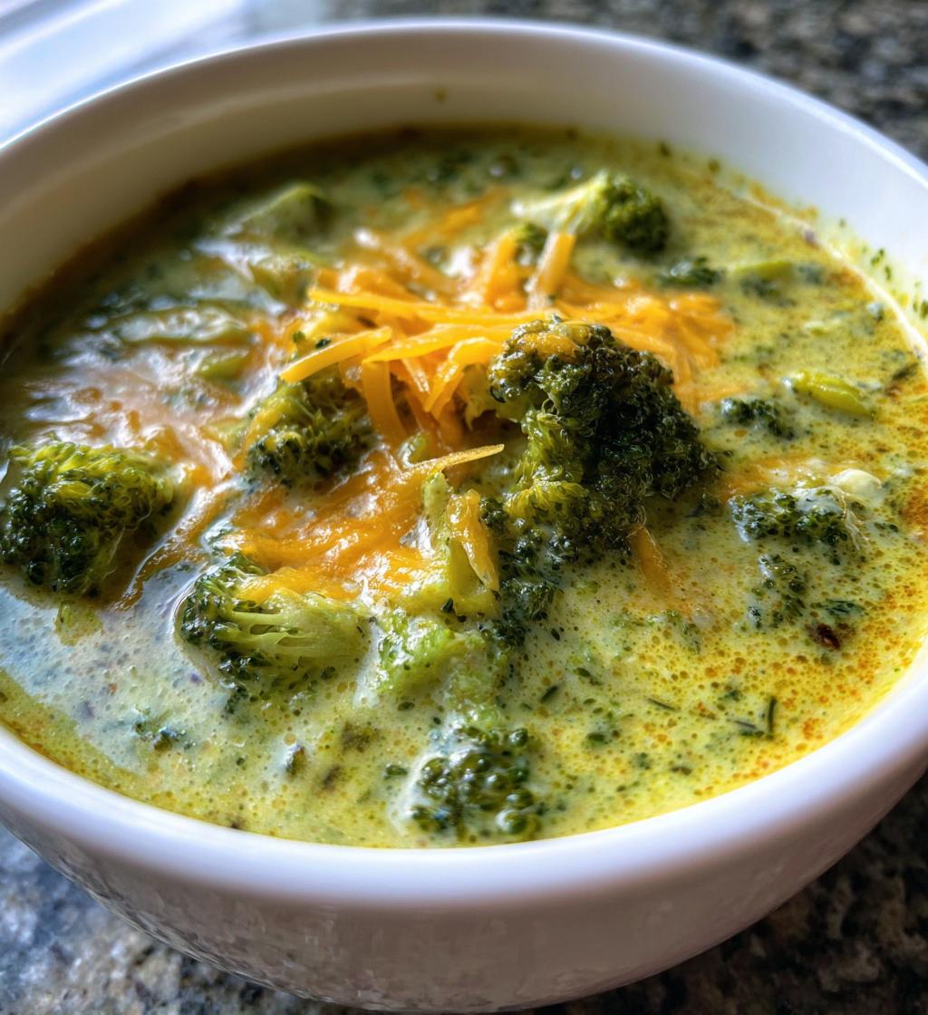 Brokkoli-Cheddar-Suppe