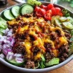 Cheeseburger-Salat