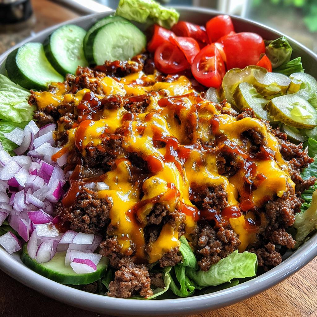 Cheeseburger-Salat