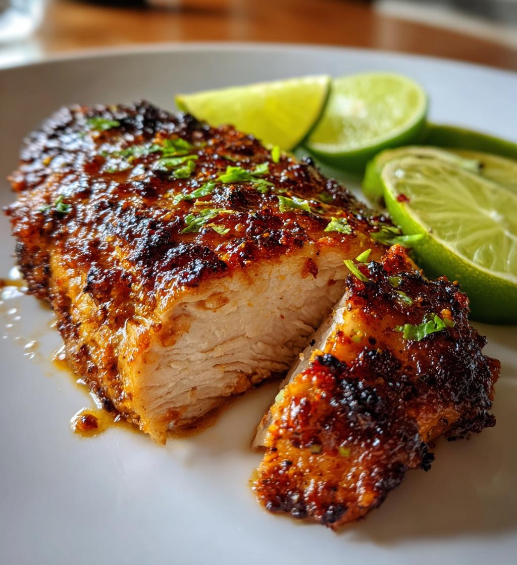 Chili-Limetten-Hähnchenbrust aus der Heißluftfritteuse