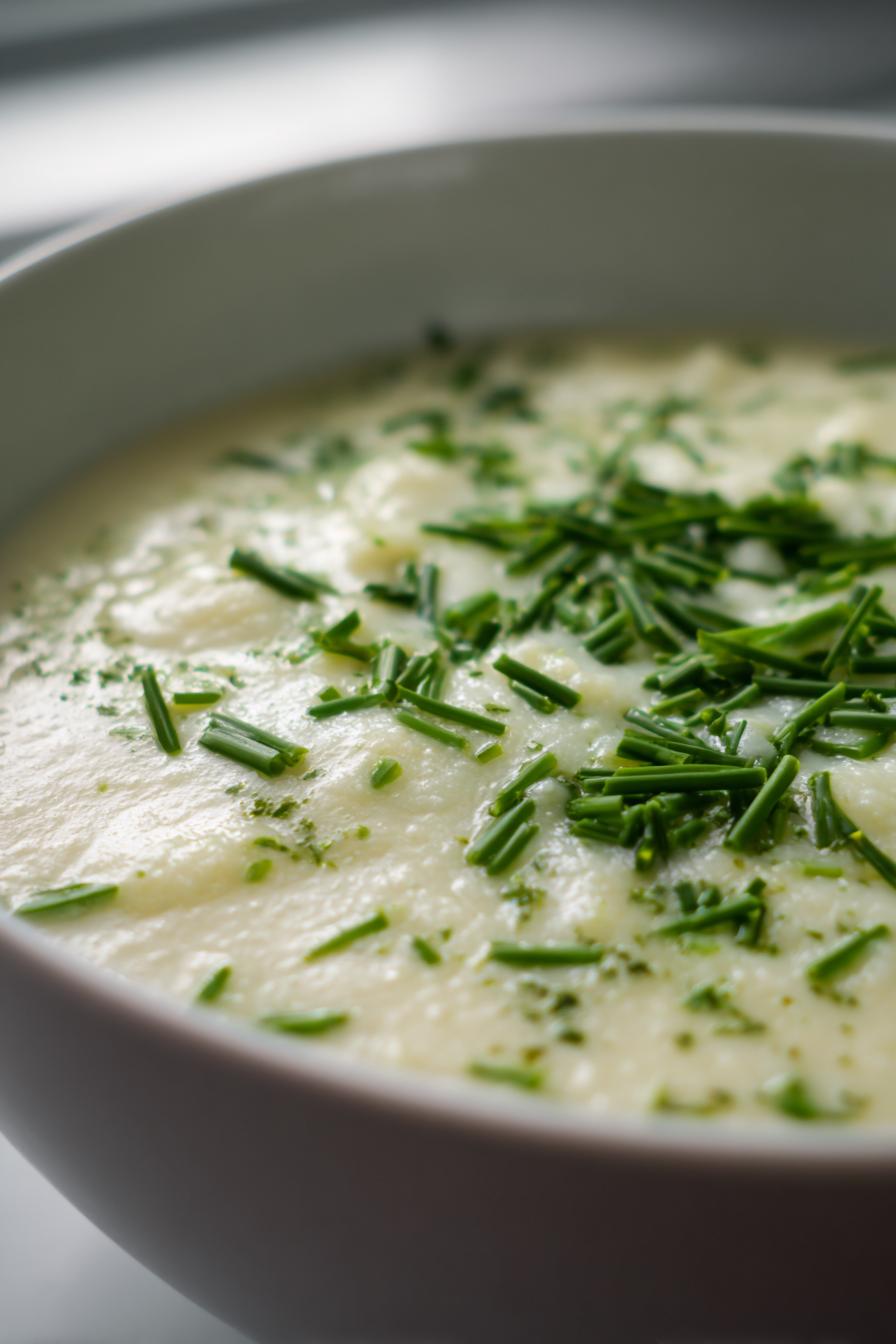 Cremige Blumenkohlsuppe - detail 1