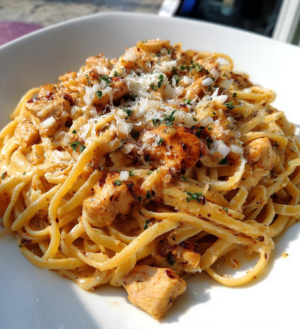 Cremige Cajun-Hähnchenpasta