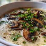 Cremige Champignonsuppe