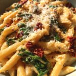 Cremige Pasta mit getrockneten Tomaten