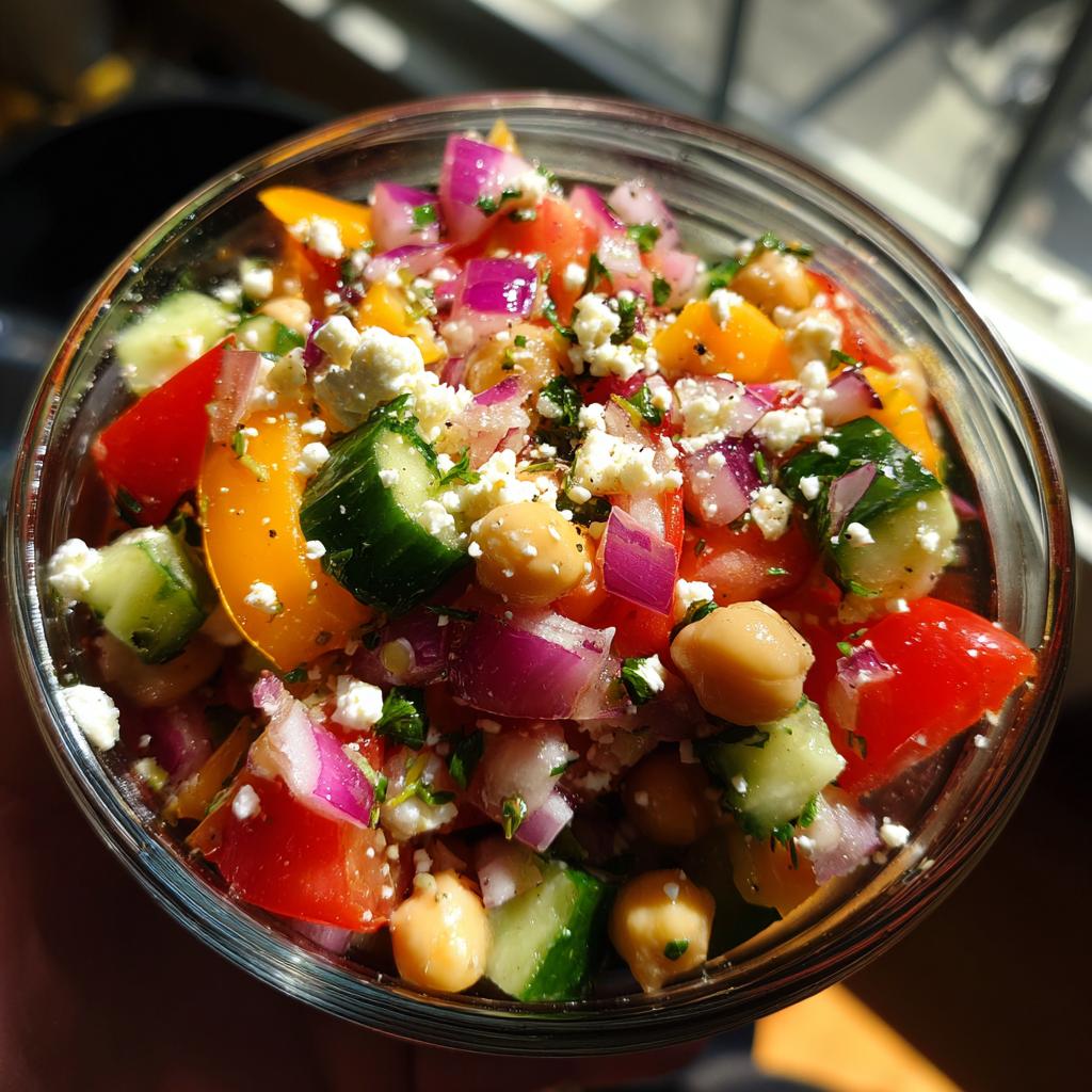 Eiweißreicher Gemüsesalat - detail 1