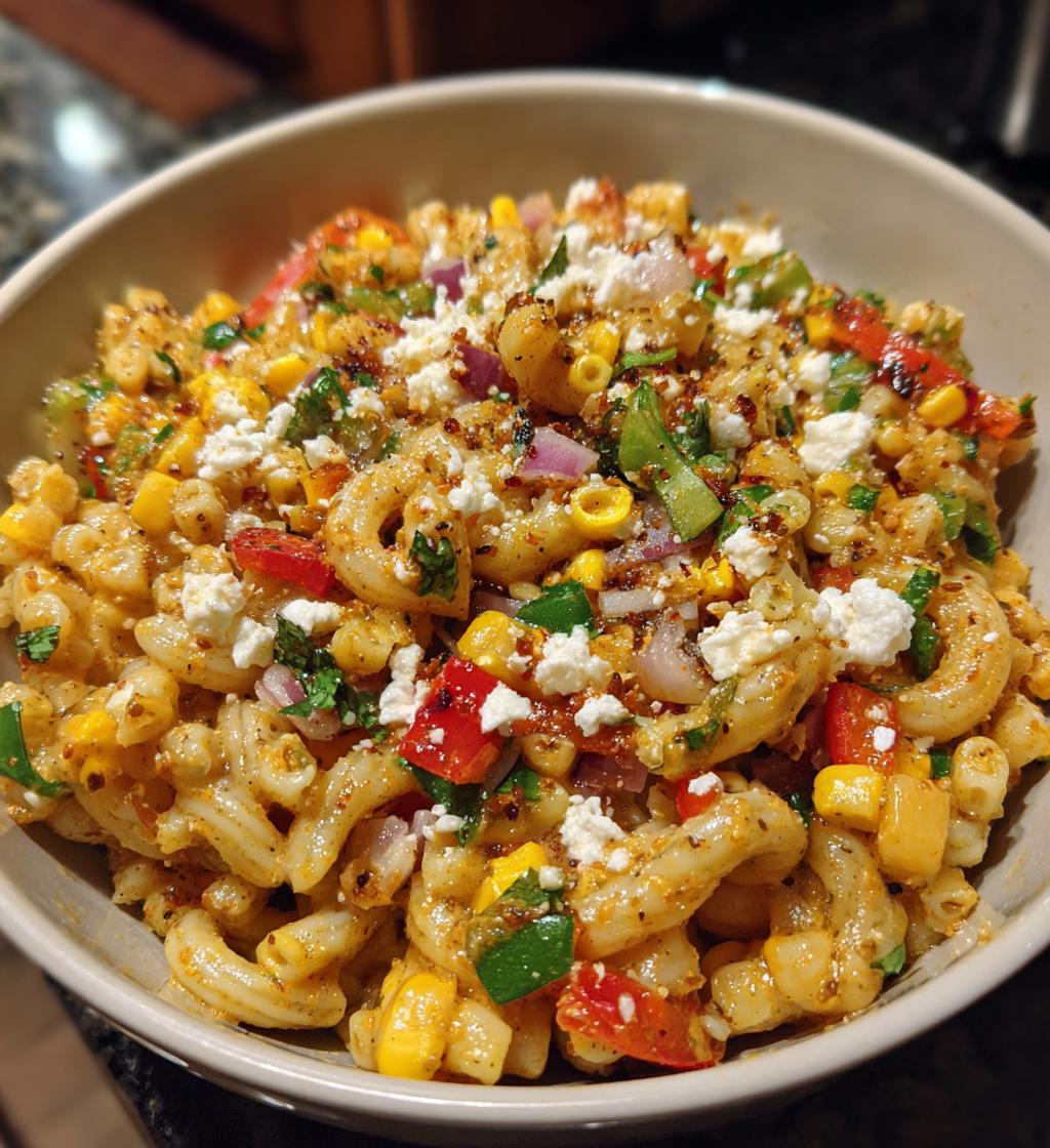 Elote-Nudelsalat