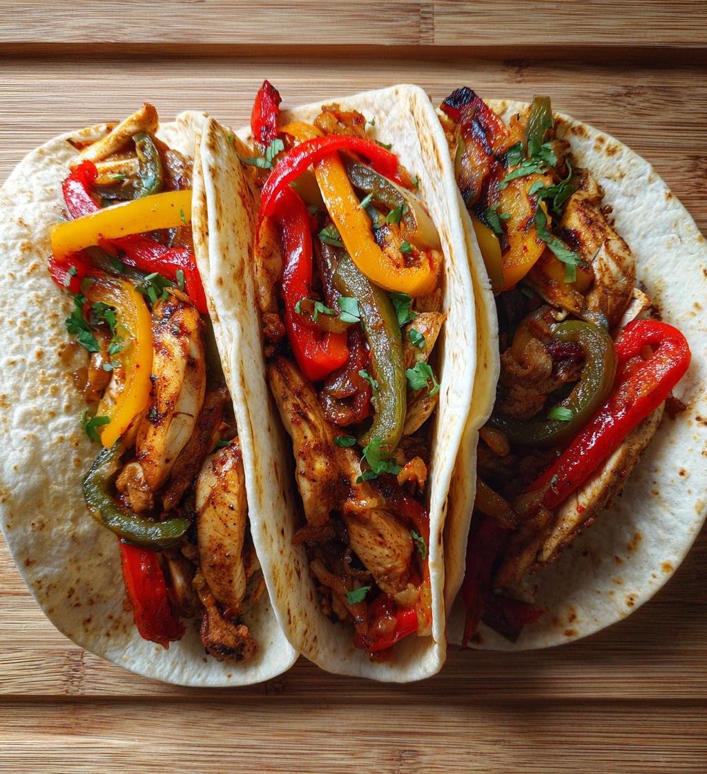 Fajitas mit Hähnchen aus der Heißluftfritteuse - detail 1