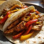 Fajitas mit Hähnchen aus der Heißluftfritteuse