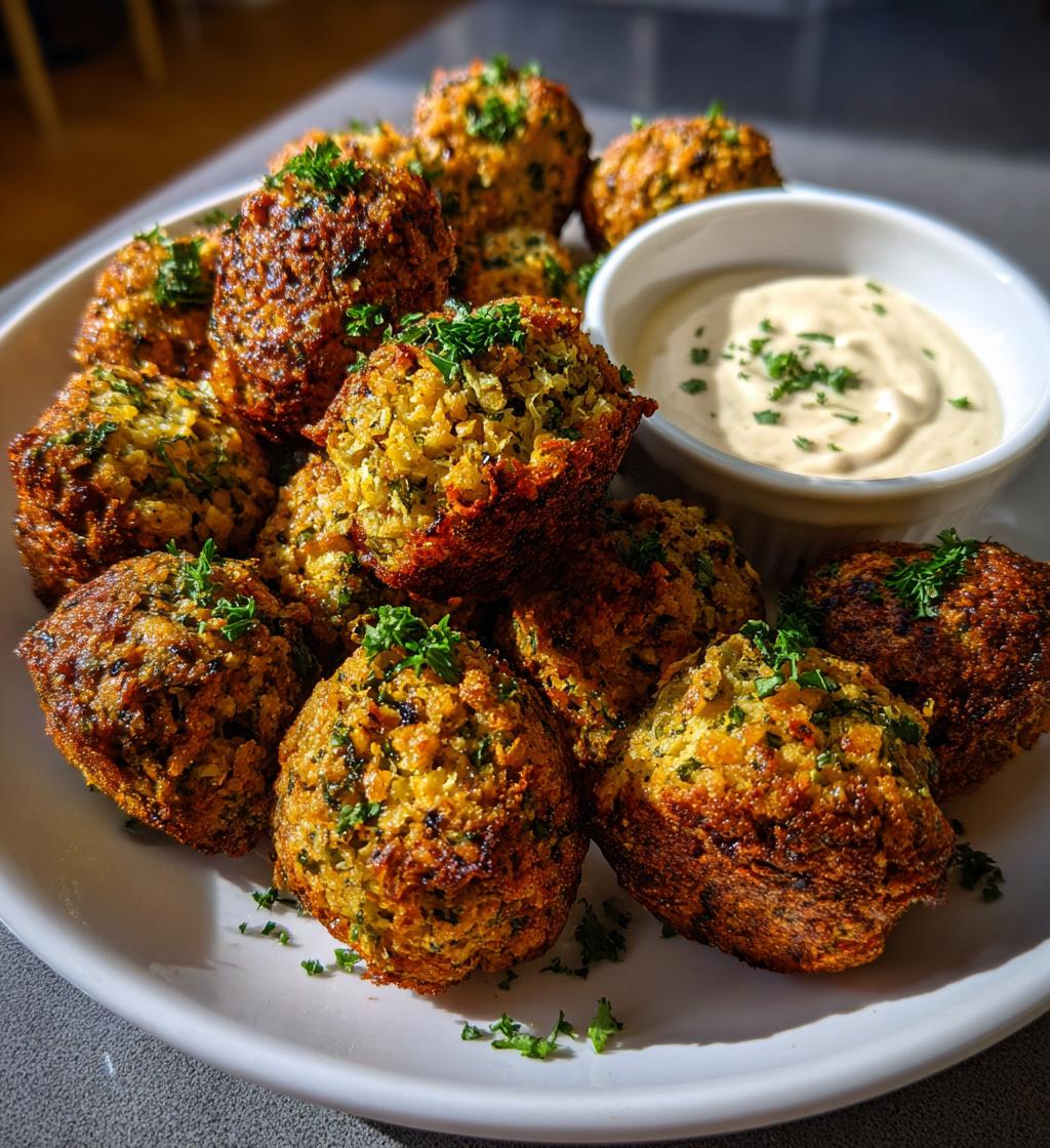 Falafel aus der Heißluftfritteuse - detail 1
