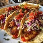 Fisch-Tacos aus der Heißluftfritteuse